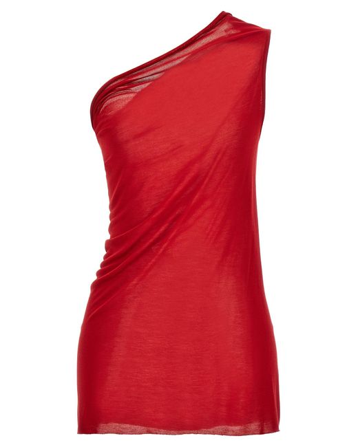 Athena T Top Rosso di Rick Owens in Red