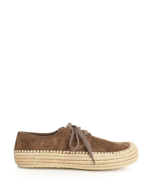 Loewe Brown Rio Lace-Up Shoes for men