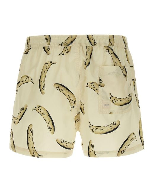 Le Maillot Puntini Beachwear Giallo-Uomo di Jacquemus in Natural da Uomo