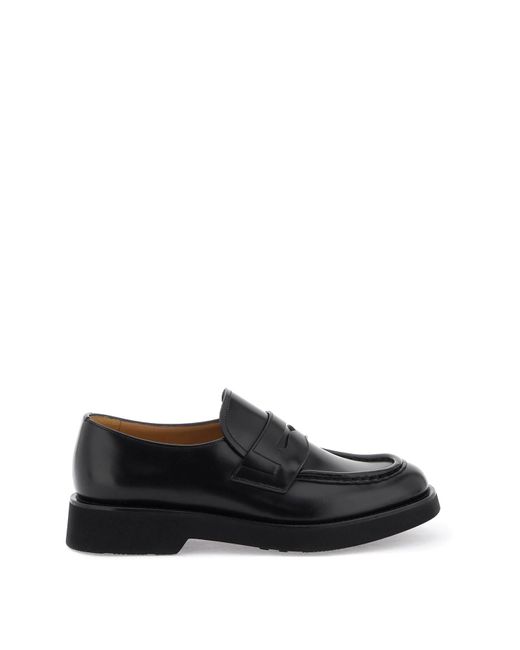 Church's Black Leather Lynton Loafers