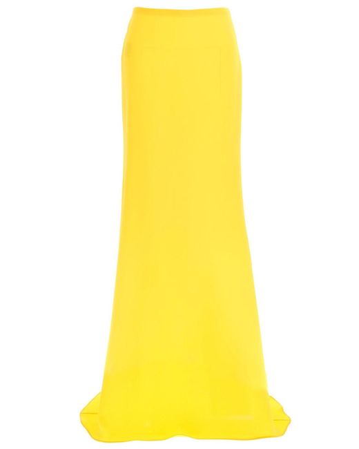 Cady Long Skirt Gonne Giallo di Valentino Garavani in Yellow