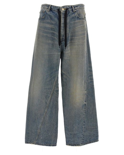 Jeans 'Twisted Leg' di Balenciaga in Gray da Uomo