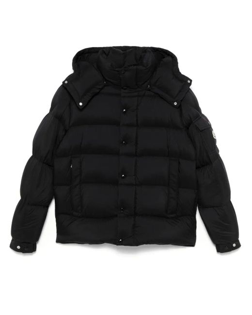 Moncler Black Maya 70 Hooded Short Down Jacket for men