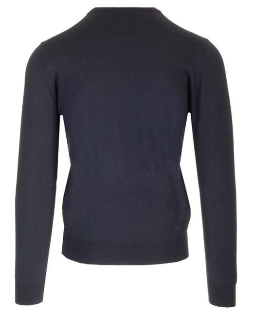 Mauro Ottaviani Blue Crewneck Sweater for men