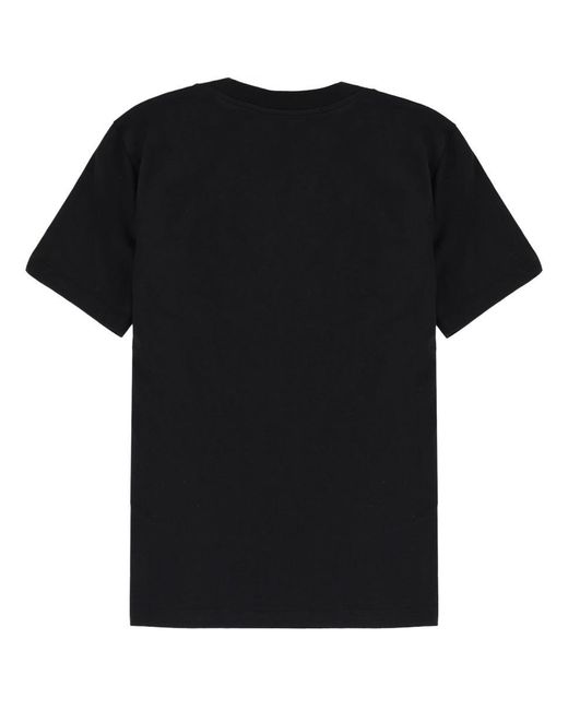 Monogram Logo T-Shirt-Donna di MSGM in Black
