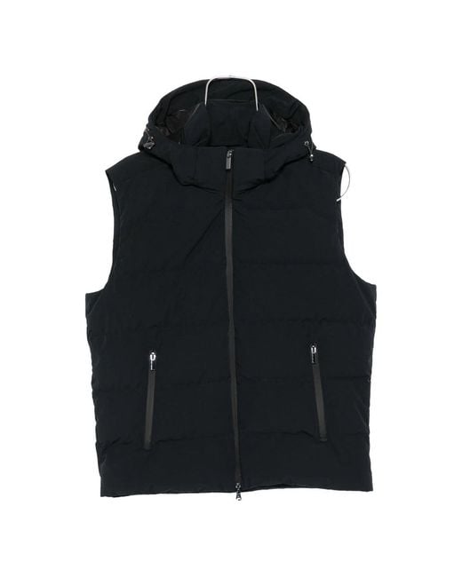 Paul & Shark Black Outwear Waistcoats for men