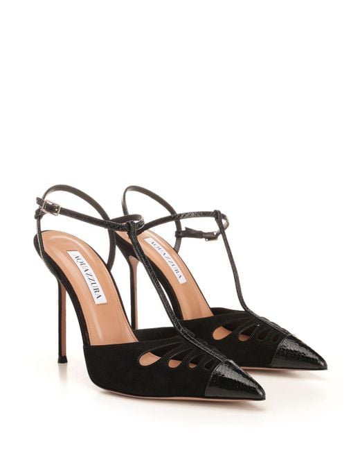 Aquazzura Black Camille Pumps