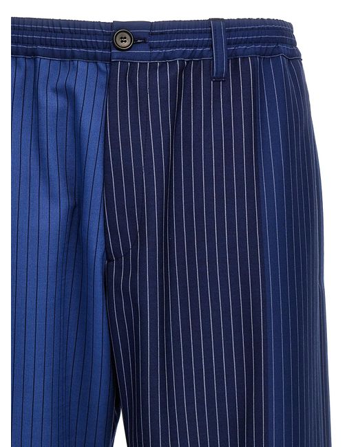 Striped Pantaloni Blu di Marni in Blue da Uomo