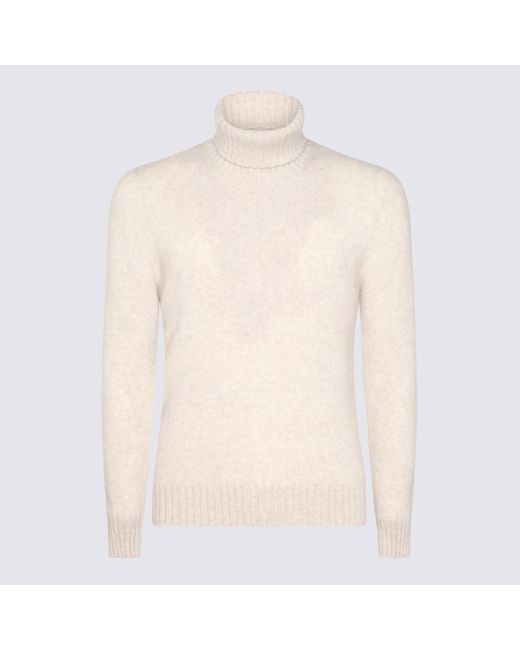 Sweaters Greggio-Uomo di Piacenza Cashmere in Natural da Uomo
