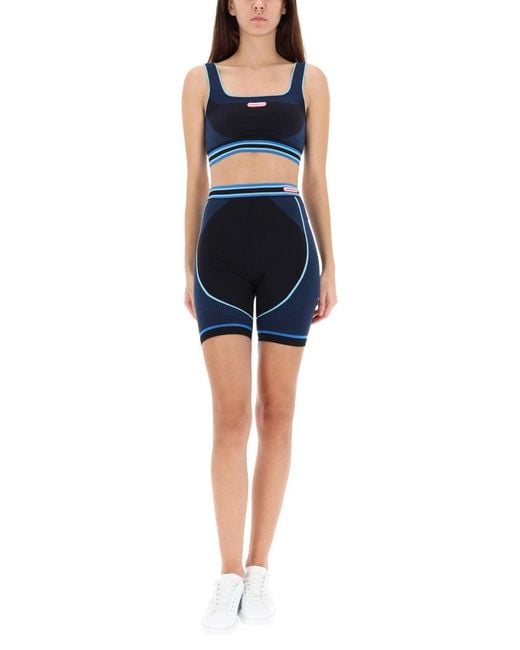 Casablanca Blue Seamless Bralette