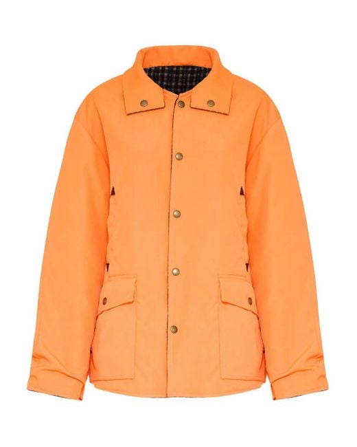 Giacca Con Abbottonatura Automatica-Donna di Maison Margiela in Orange