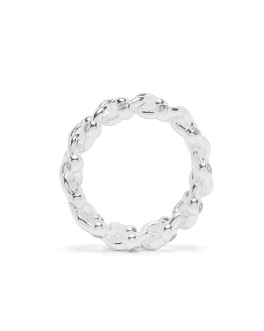 Anelli Metallo-Uomo di Hatton Labs in White da Uomo