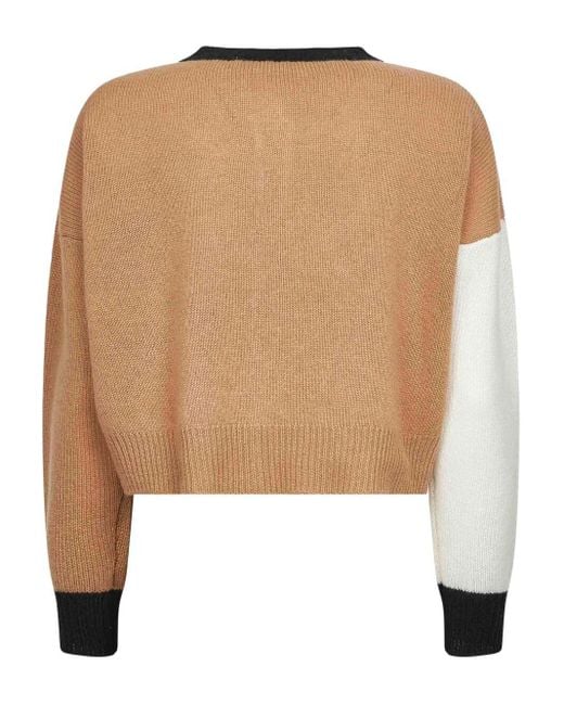 Marni Black Colour-Block Cashmere Cardigan