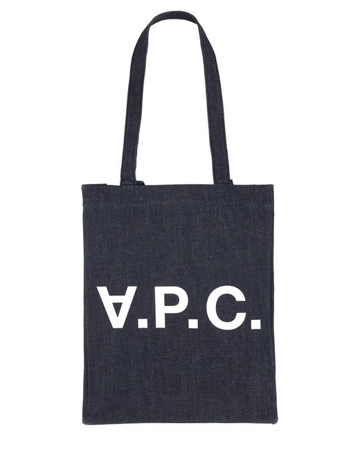Denim Tote Bag-Uomo di A.P.C. in Blue da Uomo