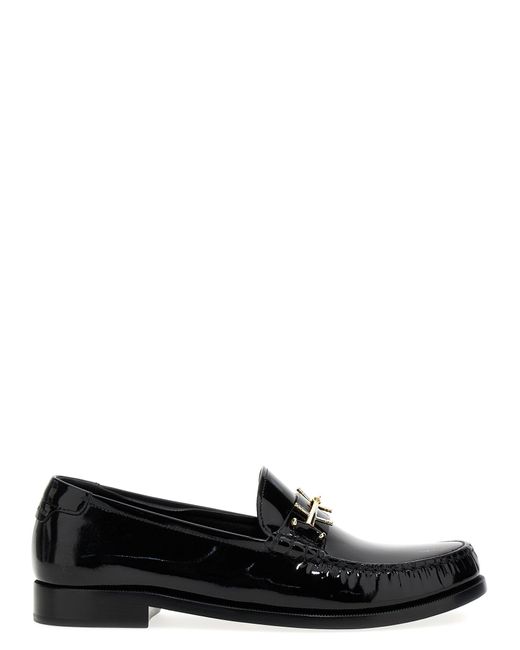Saint Laurent Black Le Loafer Patent Leather Loafers for men