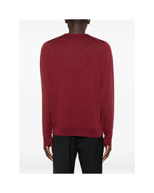 John Smedley Red Sweaters for men