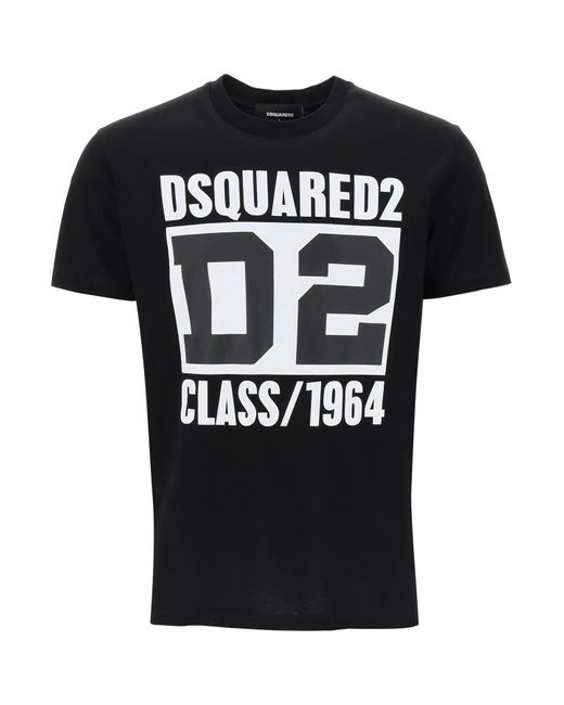 DSquared² Black 'd2 Class 1964' Cool Fit T Shirt for men