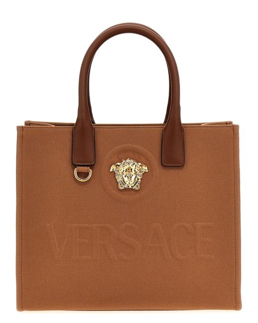 La Medusa Borse A Tracolla Marrone-Donna di Versace in Brown
