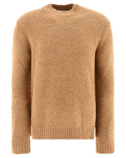 Jil Sander Brown Mélange-Effect Sweater for men