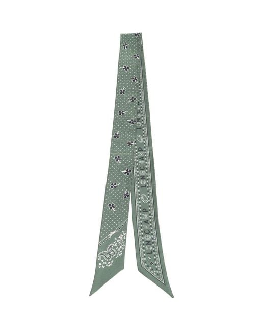 Longchamp Green French Scarves And Foulards