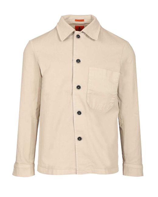 Barena Natural Cedrone Traverso Shirts Black for men