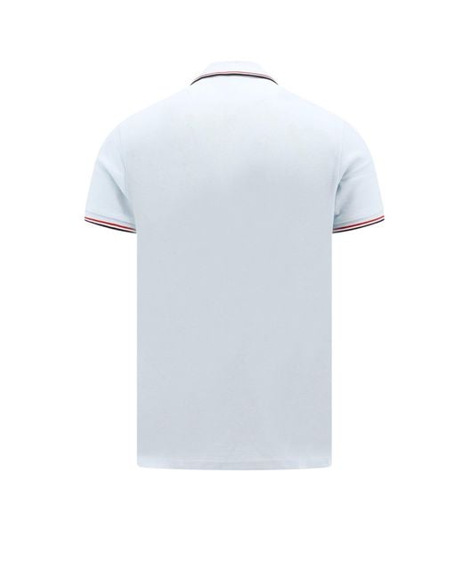 Moncler Polo Shirt in Blue for Men | Lyst