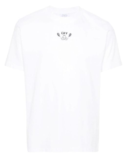 T-shirt Bandana Arrow Skate di Off-White c/o Virgil Abloh in White da Uomo