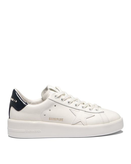 Sneaker "Nuova pura" d'oro d'oro di Golden Goose Deluxe Brand in White