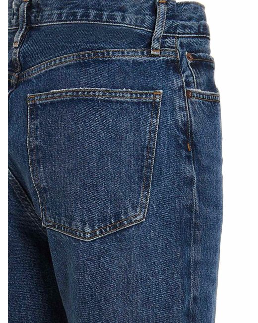 Agolde Blue Jeans '90's Pinch Waist Straight In Range'