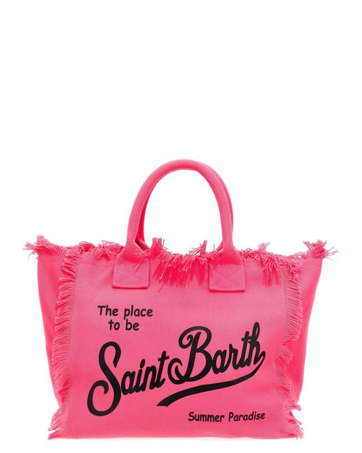 Mc2 Saint Barth Pink 'Vanity' Shopping Bag