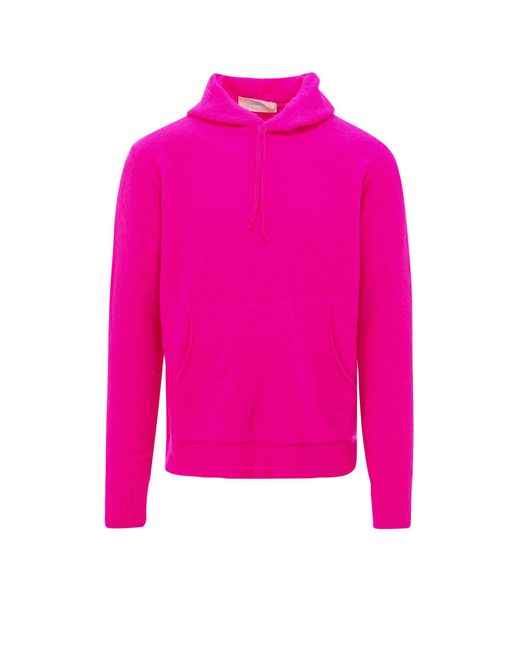 ANYLOVERS Pink Virgin Wool And Cashmere Sweatshirt for men