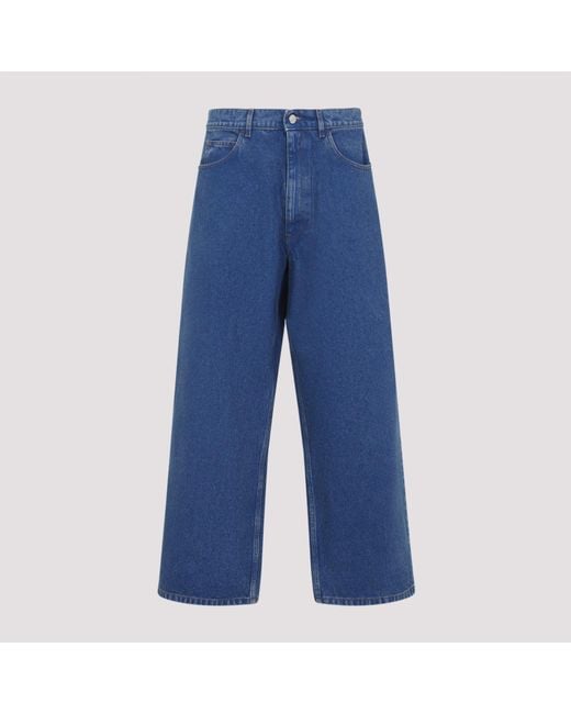 Marni Blue Cotton Jeans for men
