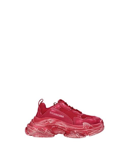 Balenciaga Sneakers Triple S Fabric Red