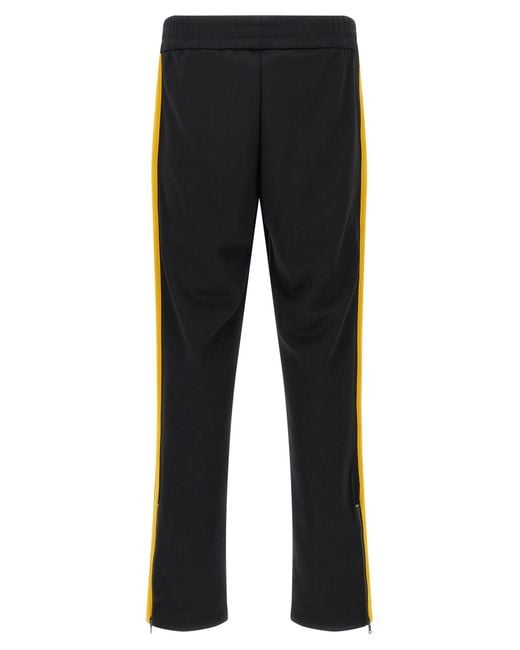 Palm Angels Blue Classico Logo Track Pants for men