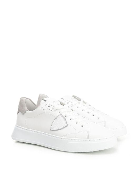 Philippe Model White Temple Sneakers for men