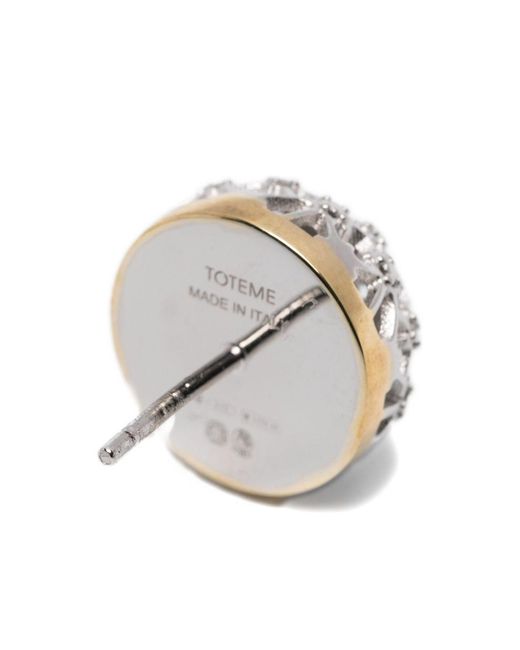 Orecchini di Totême in White