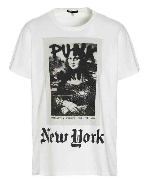R13 Gray Punk Nyc T-shirt