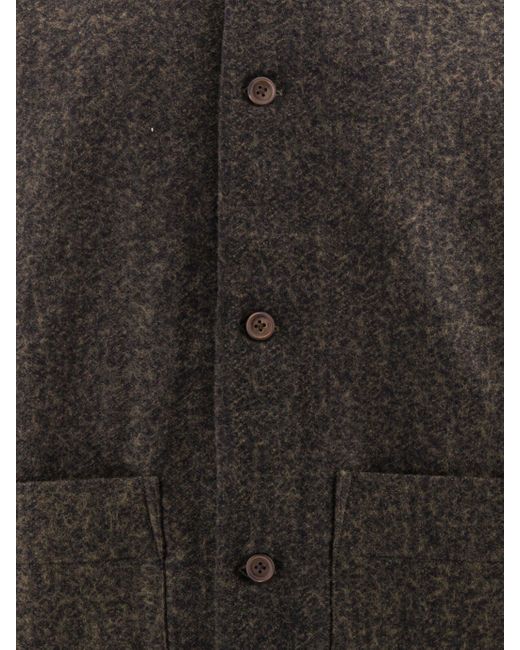 Our Legacy Gray Wool Blend Jacket for men