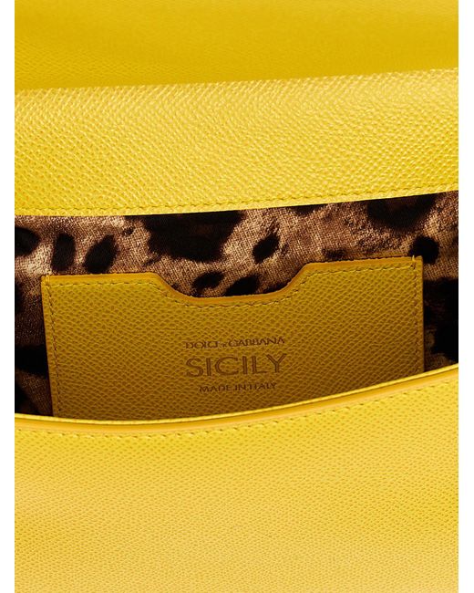 Dolce & Gabbana Yellow Sicily Hand Bags