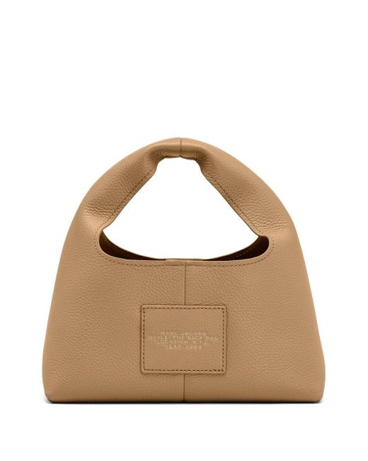 Marc Jacobs Metallic The Sack Mini Leather Hobo Bag