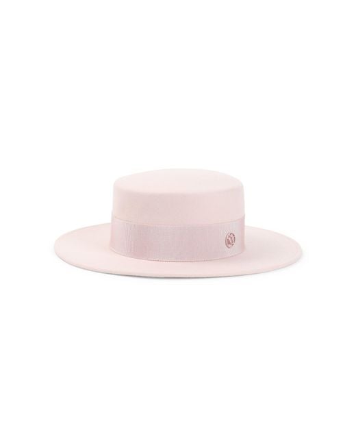 Maison Michel Pink Hat