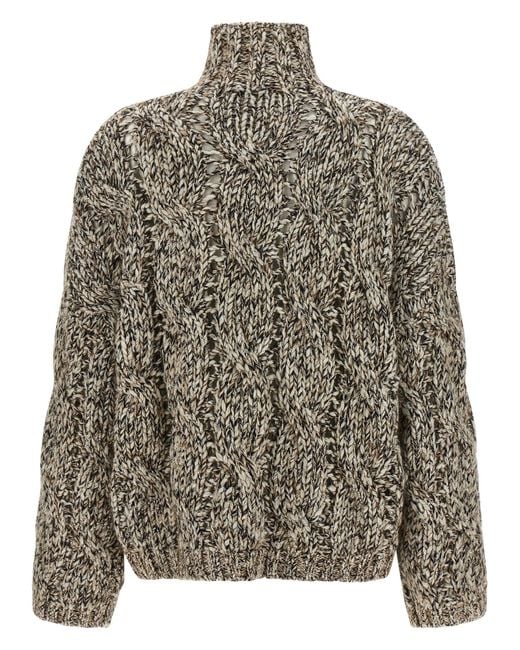 Dazzling Net Maglioni-Donna di Brunello Cucinelli in Gray