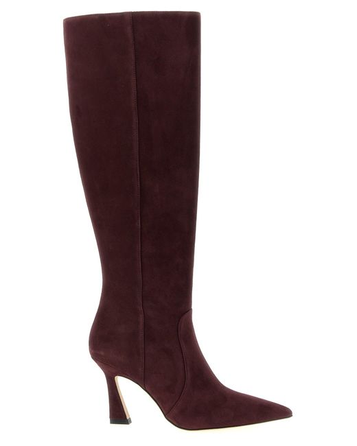 Stuart Weitzman Red 'Vinnie' Boots
