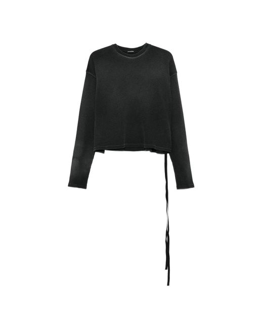 Ann Demeulemeester Black T Shirts