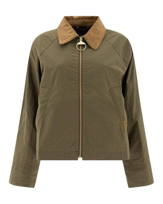 Barbour Green "Catlin" Waterproof Jacket