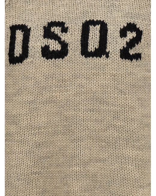 DSquared² Gray Logo Sweater Sweater, Cardigans for men