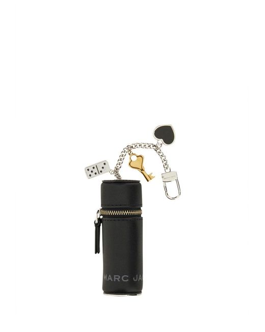 Marc Jacobs White "The Lipsticks Case" Charm Bag