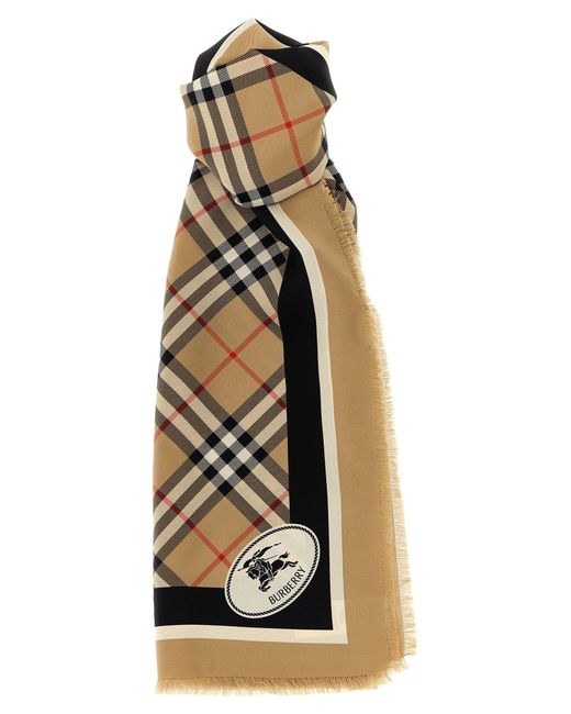 Med Sciarpe-Donna di Burberry in White