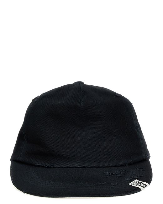 Used Effect Cap Cappelli Nero di Maison Mihara Yasuhiro in Black da Uomo