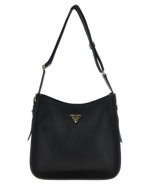 Hobo Borse A Tracolla Nero-Donna di Prada in Black